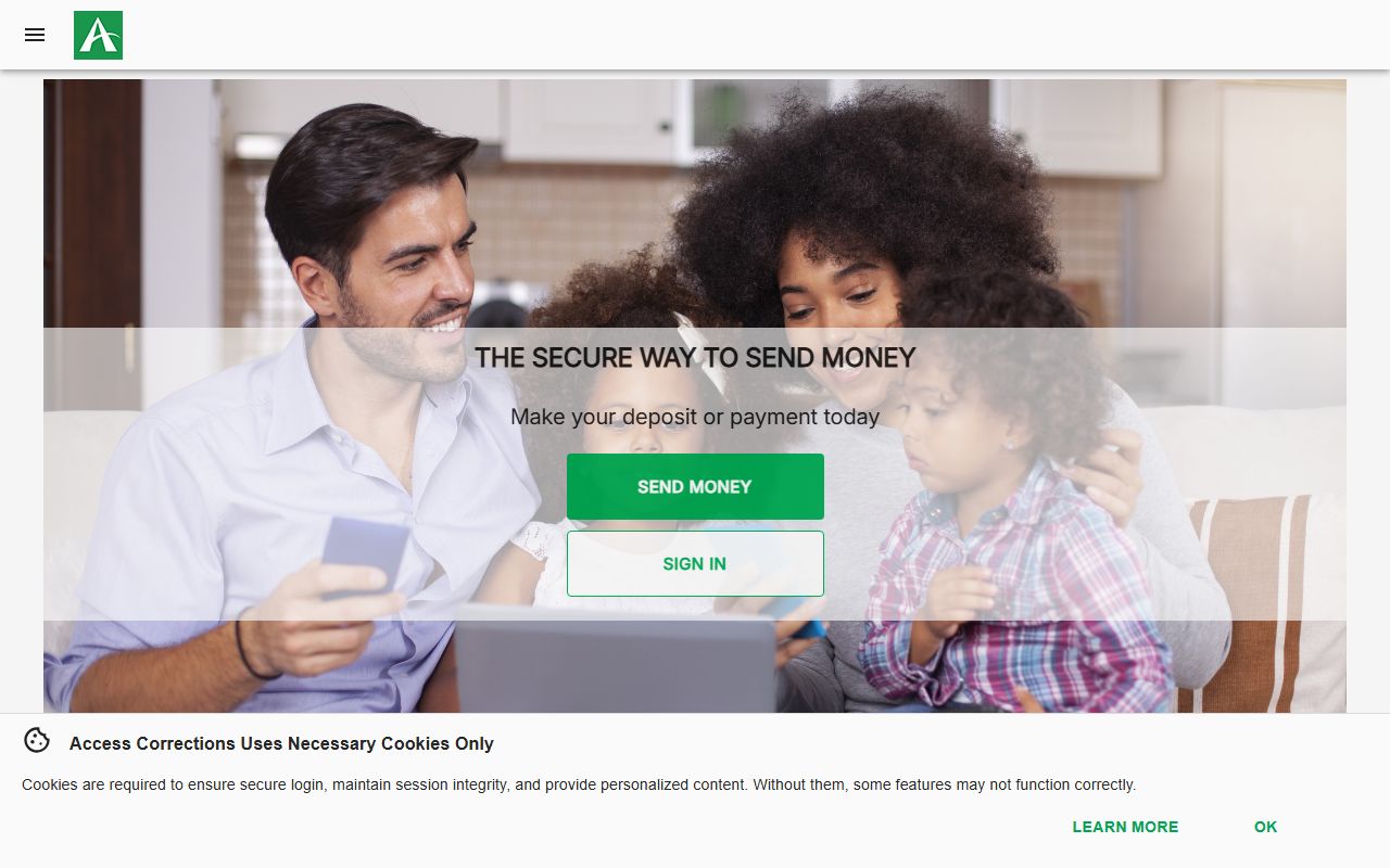 Access Corrections portal used for Clarendon County Detention Center detainee deposits